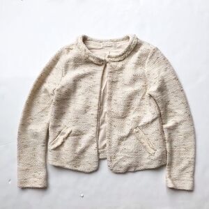 Zara lined open front light  blazer EUC 9-10Y